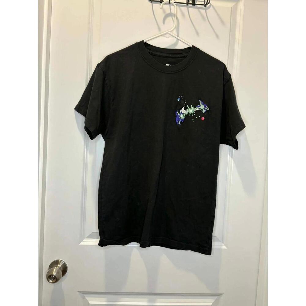 Nike Sportswear Alien Space Graphic T-Shirt Mens Black Crew Neck Short Sleeve